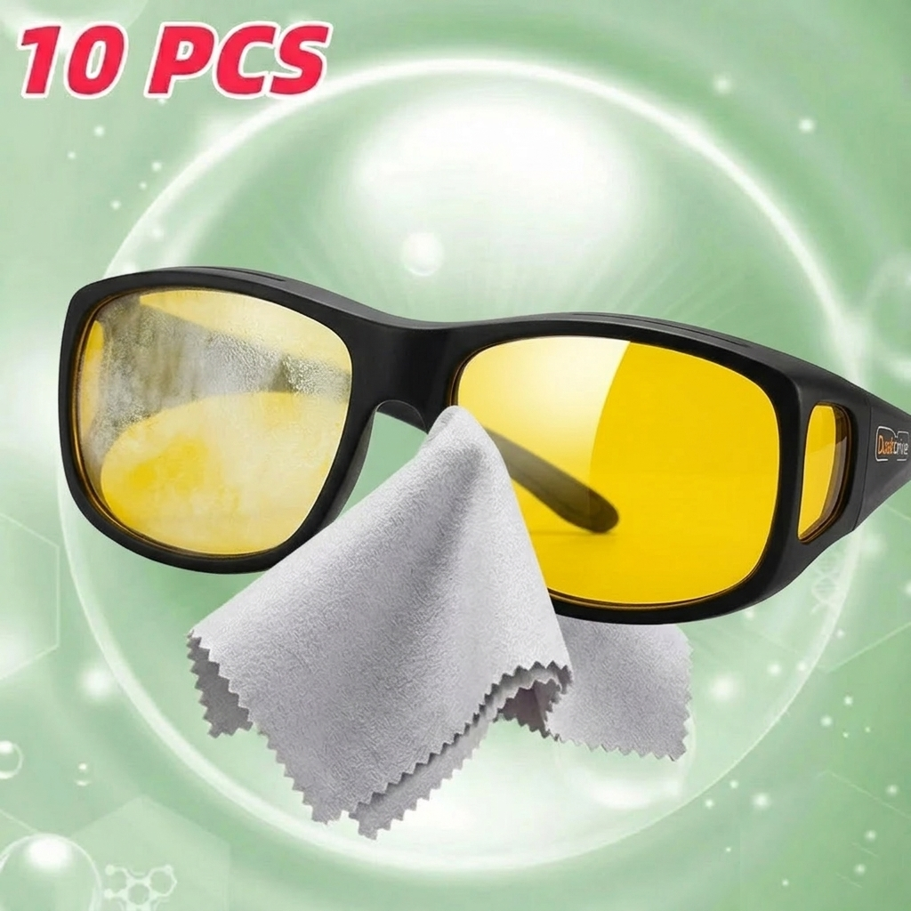 10pcs Anti-Fog Glasses Cloth