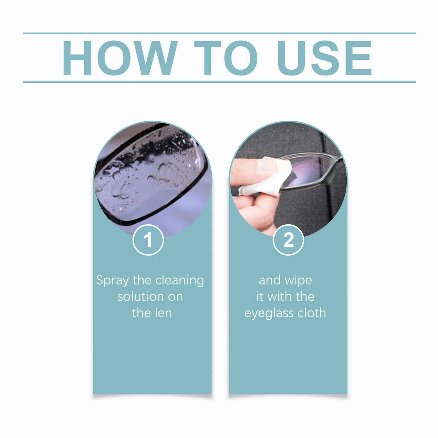 2 in 1 Glasses Cleaning Combo