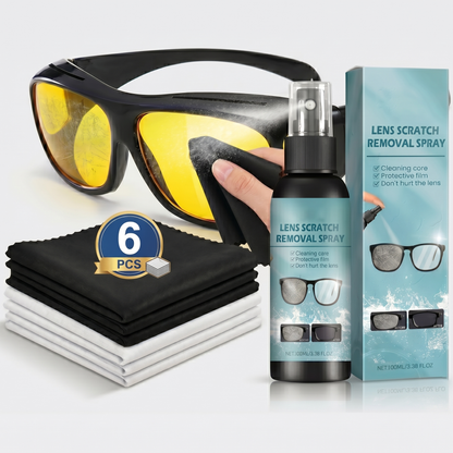 2 in 1 Glasses Cleaning Combo