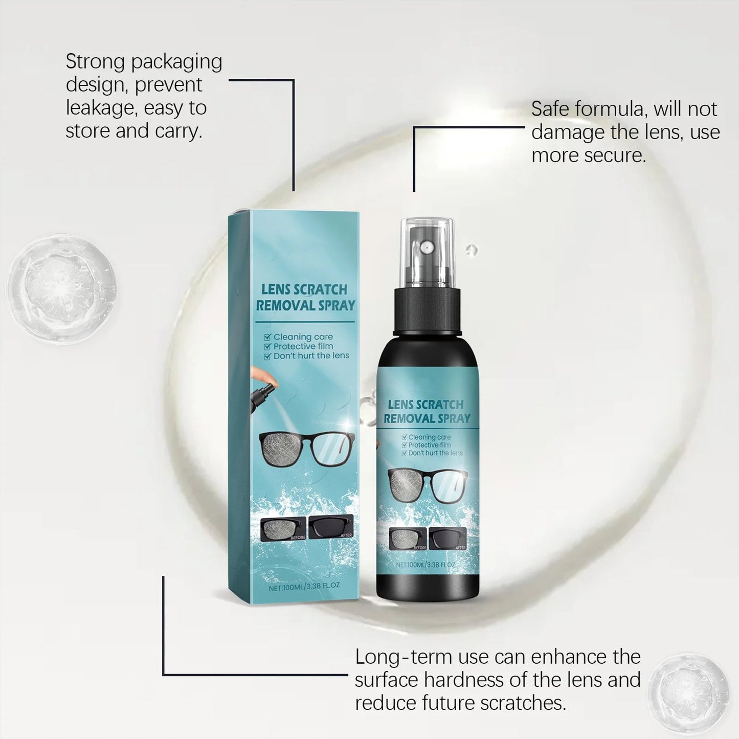 2 in 1 Glasses Cleaning Combo