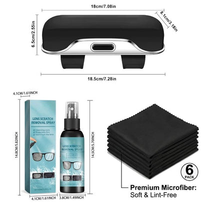 3 in 1 Glasses Care & Storage Kit