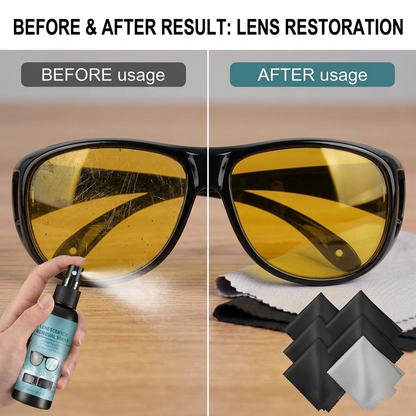 3 in 1 Glasses Care & Storage Kit