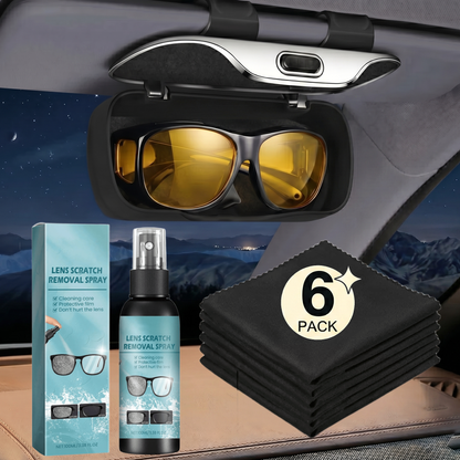 3 in 1 Glasses Care & Storage Kit