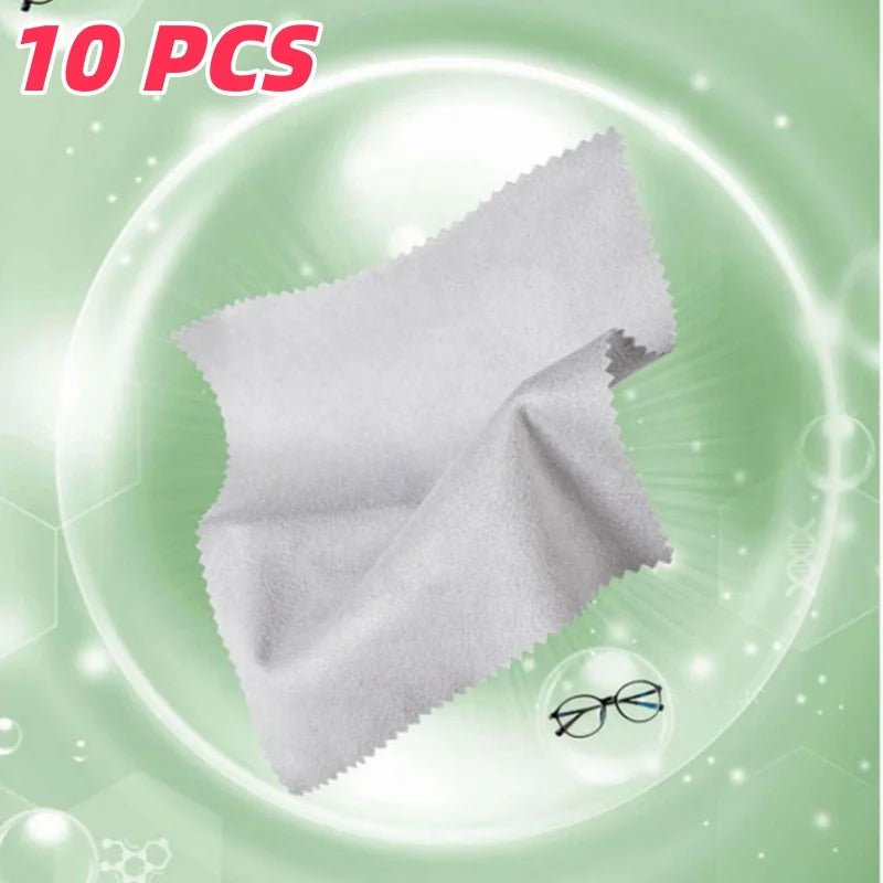 10pcs Anti-Fog Glasses Cloth