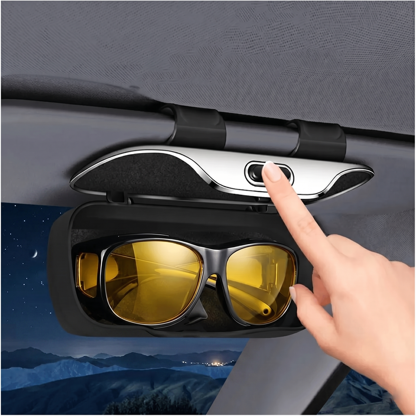Car Glasses Holder Case