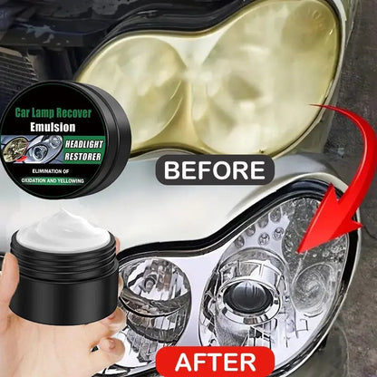 Car Headlight Restoration Cream Kit