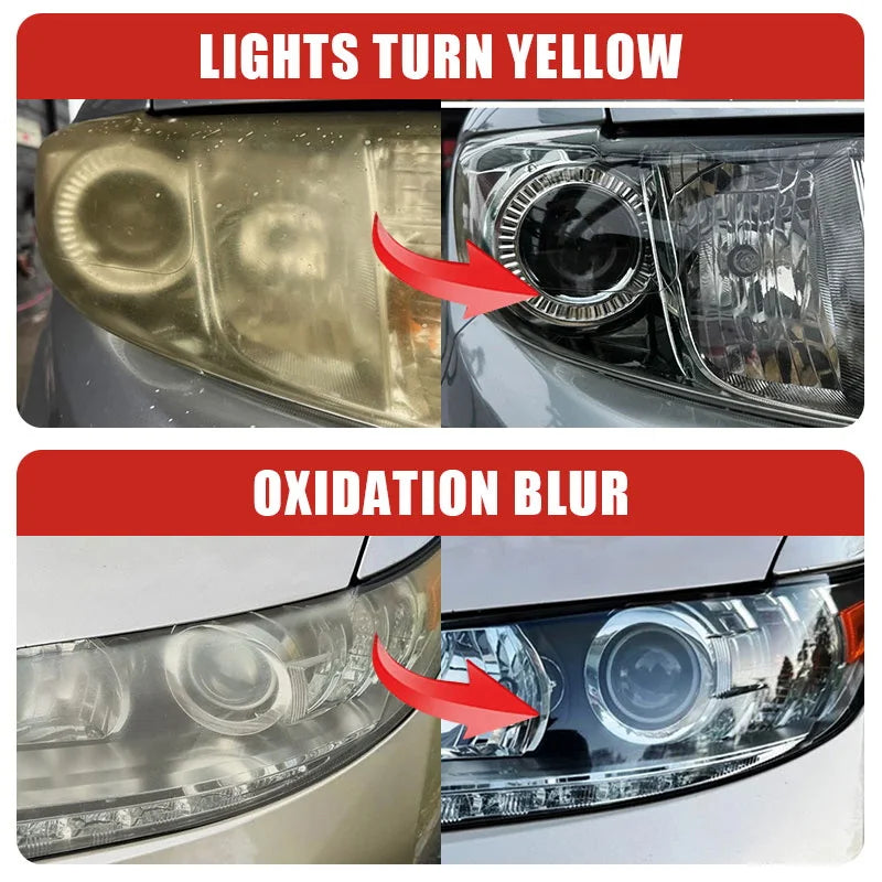 Car Headlight Restoration Cream Kit