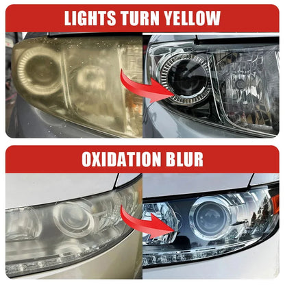 Car Headlight Restoration Cream Kit