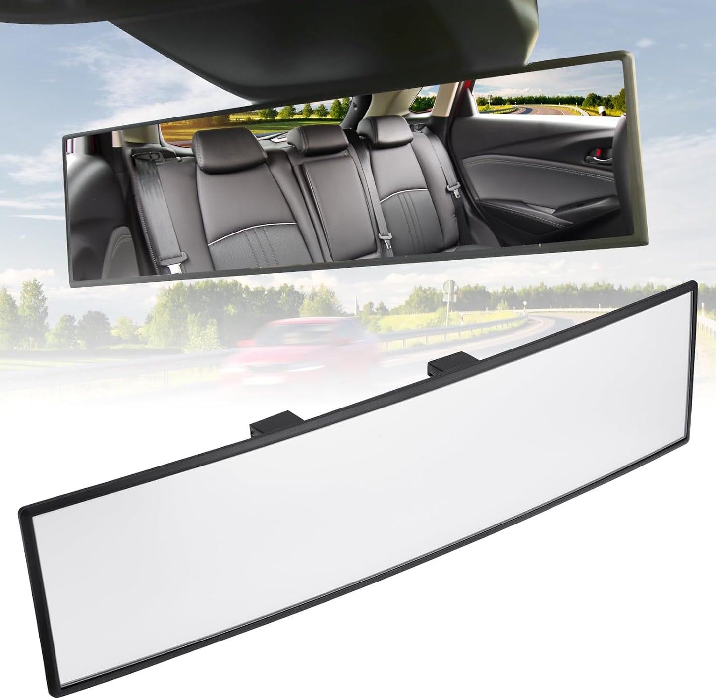 Clip-On Anti-Glare Rearview Mirror