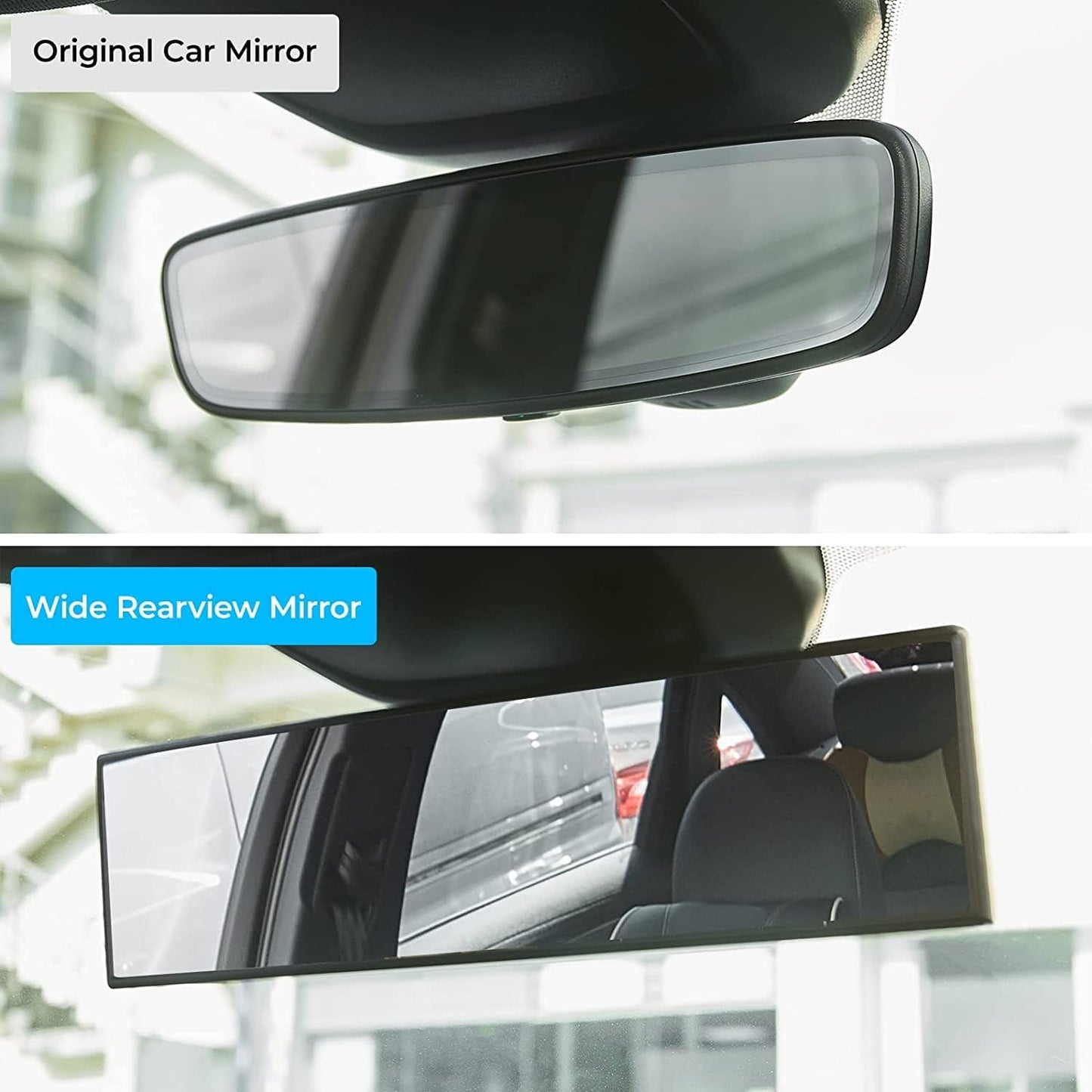 Clip-On Anti-Glare Rearview Mirror