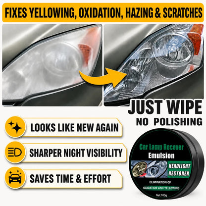 Windshield Rain Repellent & Headlight Restore Cream Bundle