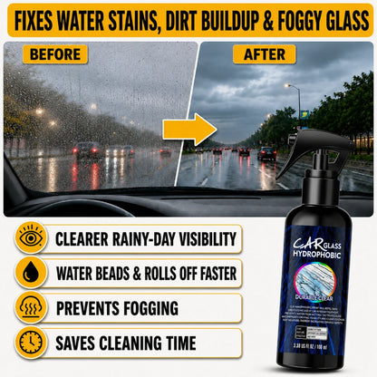 Windshield Rain Repellent & Headlight Restore Cream Bundle