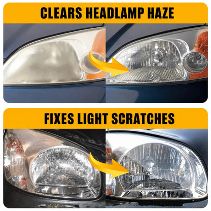 Windshield Rain Repellent & Headlight Restore Cream Bundle